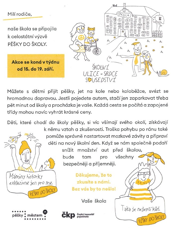 Pěšky do školy